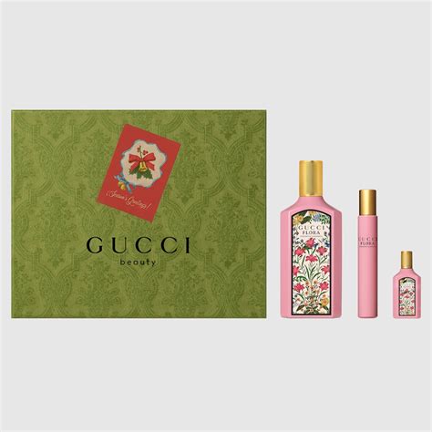 flora by gucci perfume gift set|Gucci gorgeous gardenia gift set.